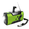 Emergency Radio with Power Bank Green-0