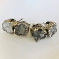 Crystal Druzy Stone Furniture Door Knob Crystal White Cabinet Handle with Silver finish Brass Hardware,Cupboard Pulls Drawer Knobs