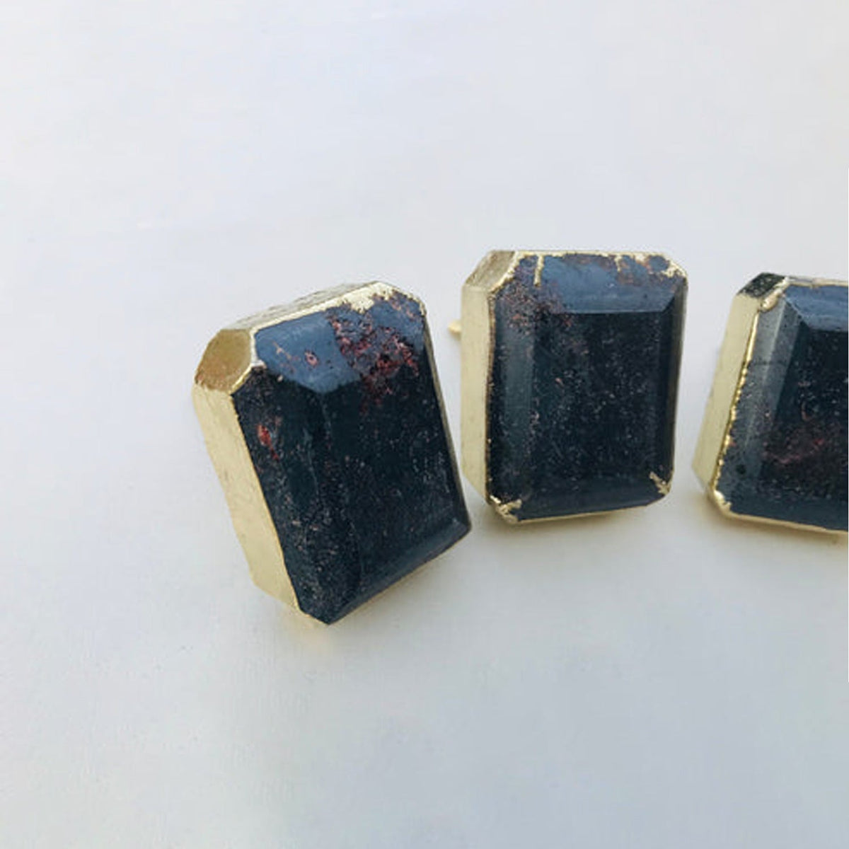 Hematite Gemstone/Agate Classic Vintage Finish Cabinet Drawer Pull Wardrobe Dresser Interior Decorative Handle