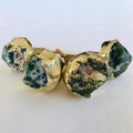 Moss Agate Nugget Cabinet Knobs