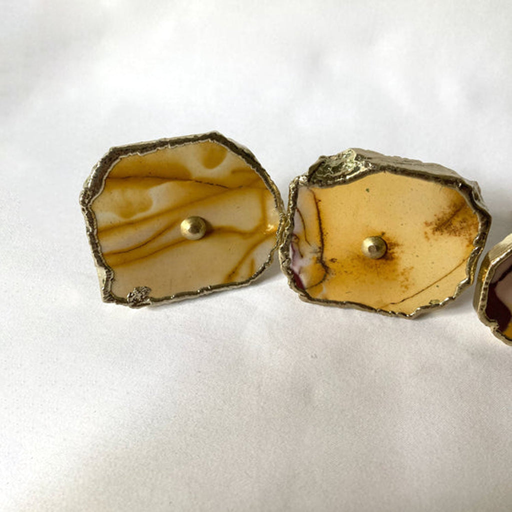 Mookaite Slice Cabinet Knobs