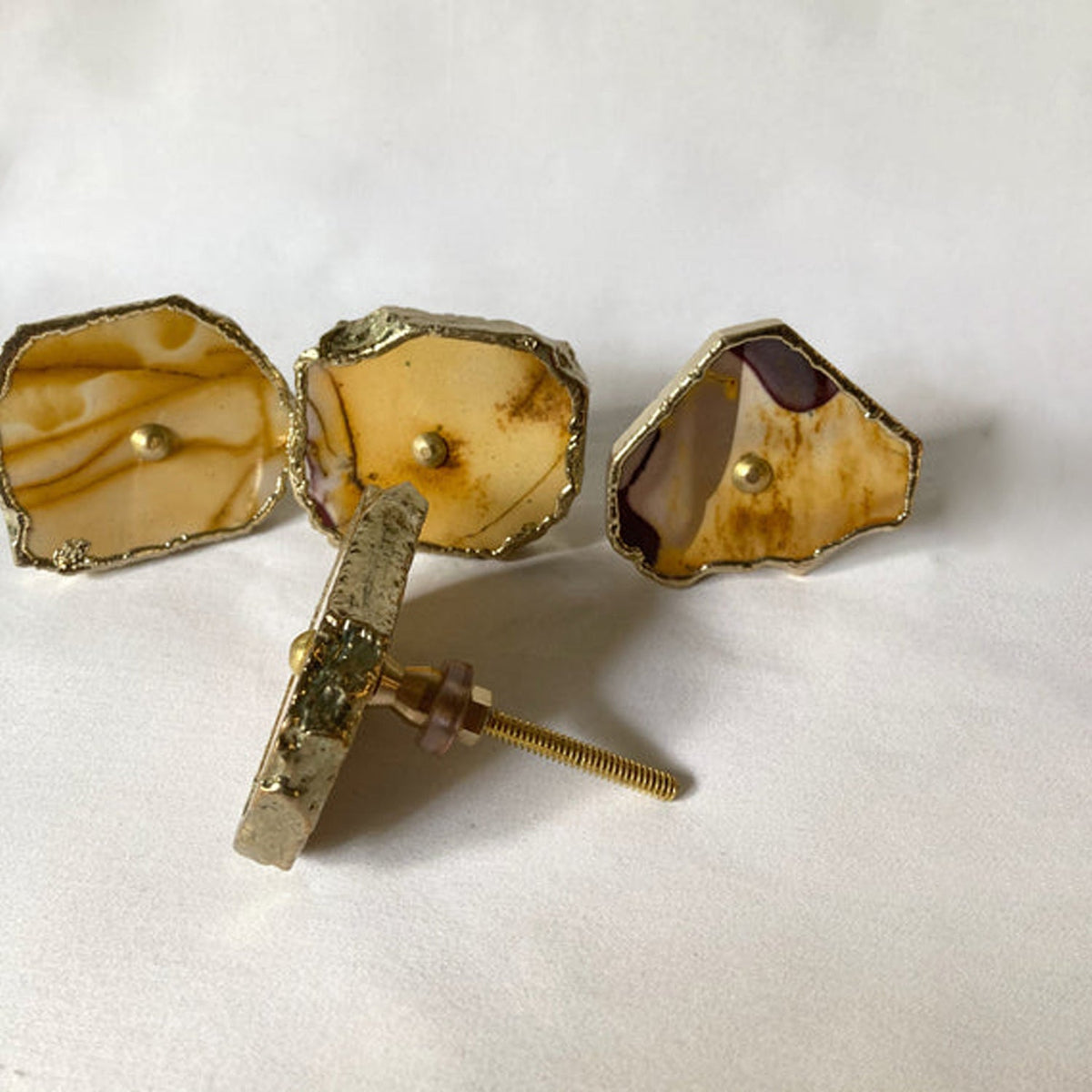 Mookaite Slice Cabinet Knobs