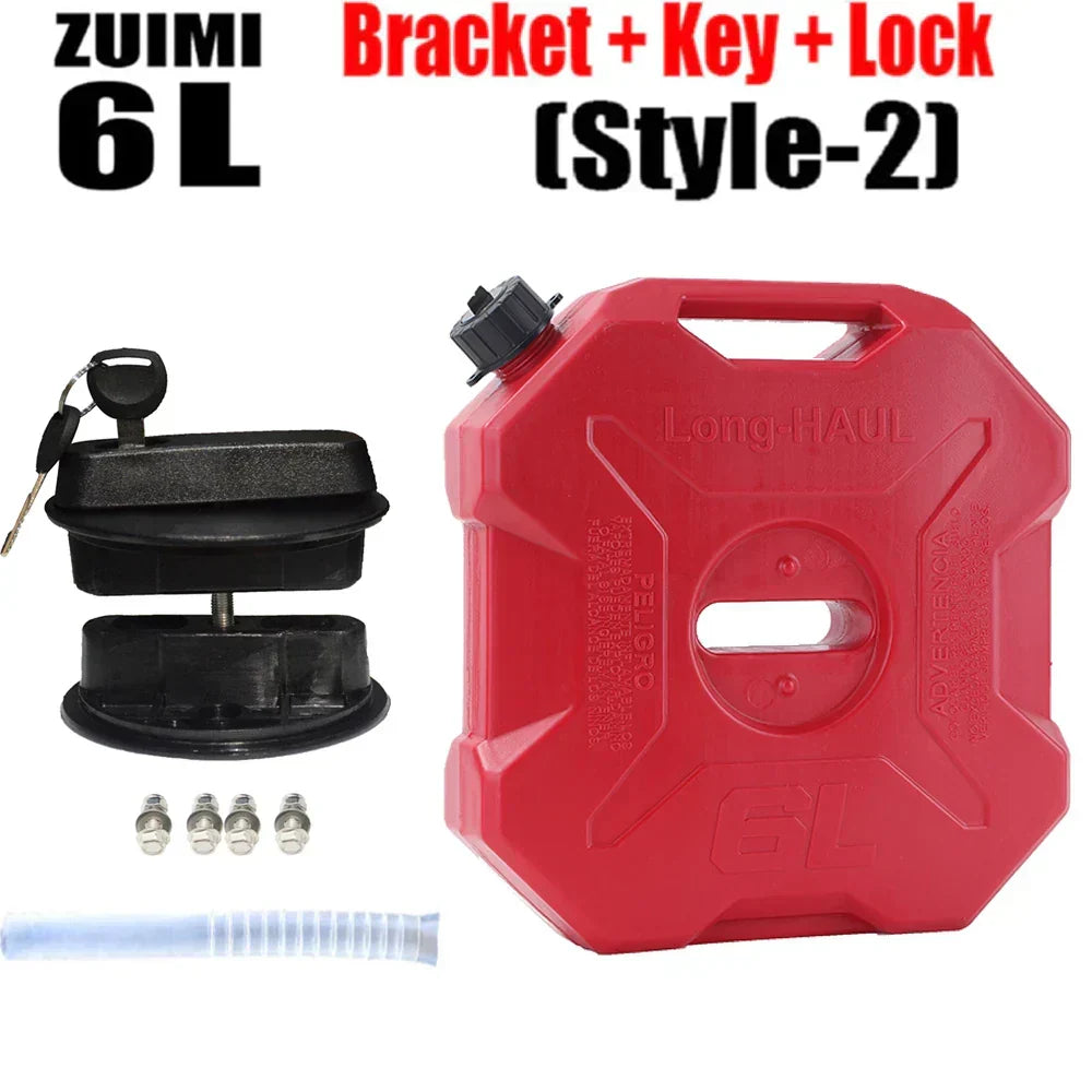 6L ATV UTV Motorcycle Spare Jerry Can