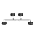 Shaki Titan Series | Adjustable Wrist to Ankle Cuffs with Metal Bar