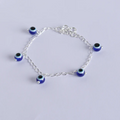 Single line Evil Eye Bracelet
