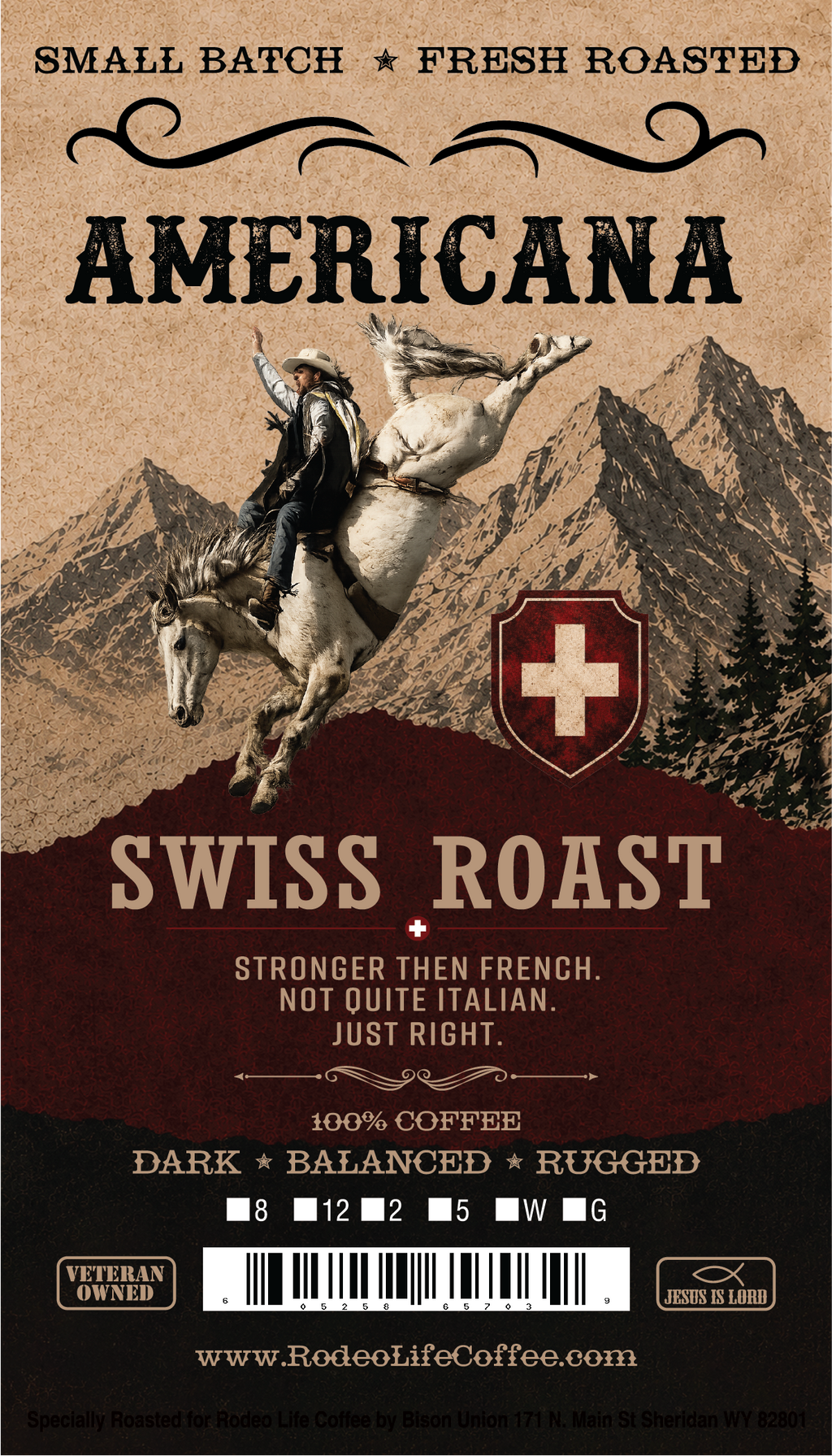 Swiss Roast 8 oz/1 lb