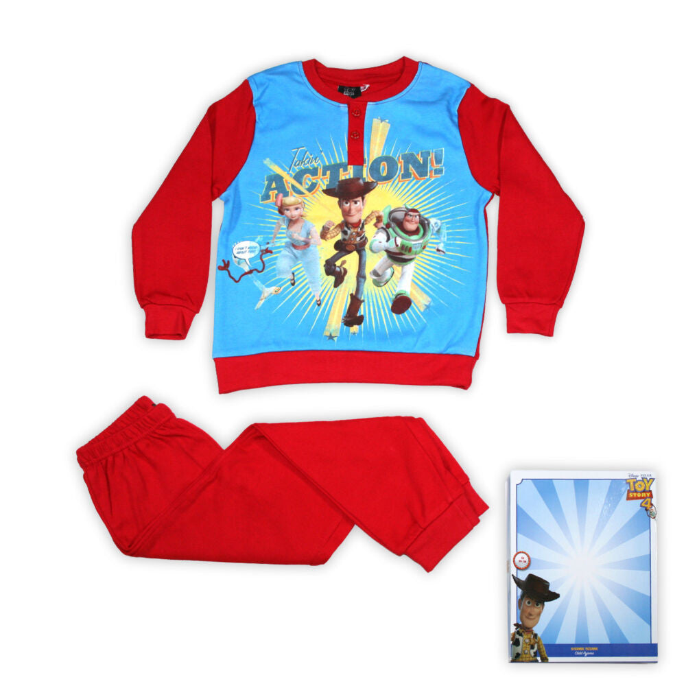 Winter cotton pajamas for kids - Toy Story - red - 122