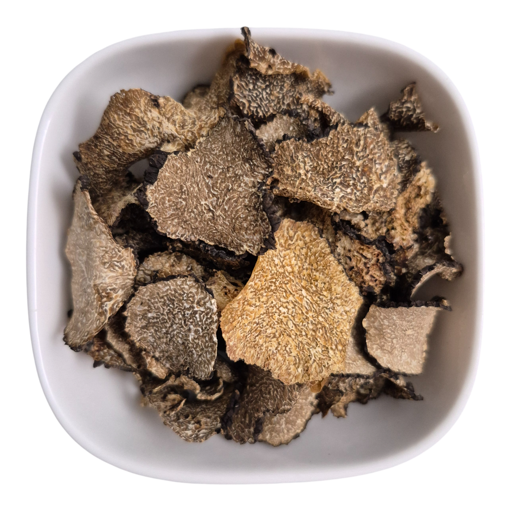 Italian Dried Black Truffle Slices (Tuber uncinatum) – Natural Organic Premium-quality