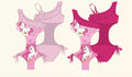 Unicorn trikini for girls - pink - 110