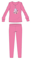Unicorn cotton flannel pyjamas - thick children's pyjamas - pink - 128