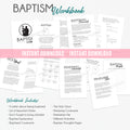 Baptism Preparation Workbook for Girls | Instant Download