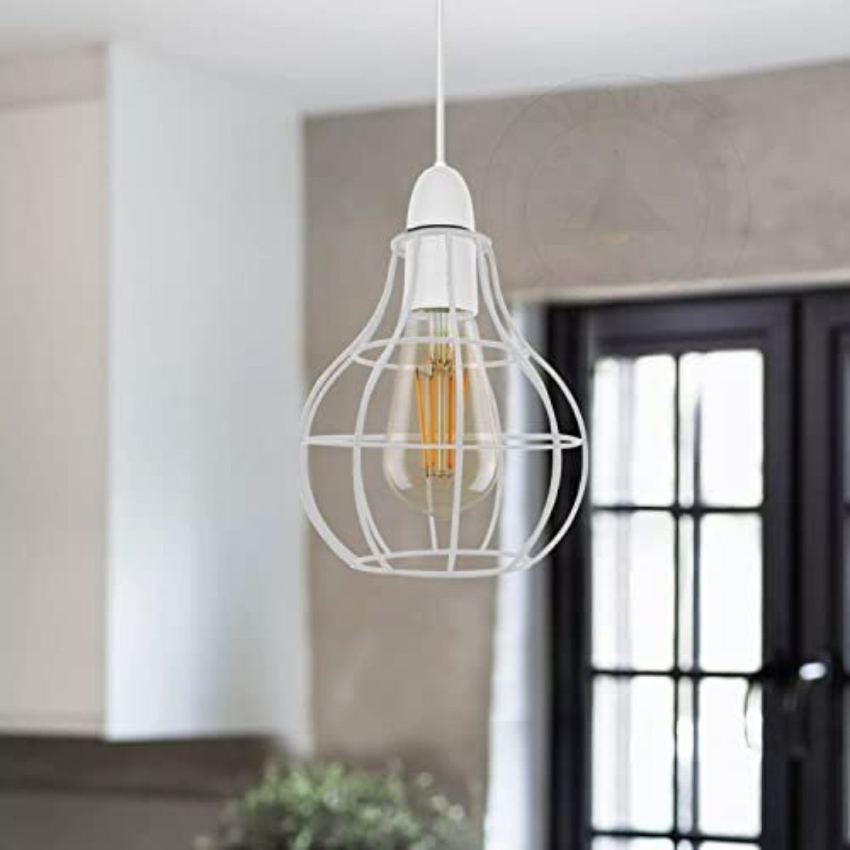 Nest Shape White Edison Metal Lampshade Vintage Ceiling Light~2844