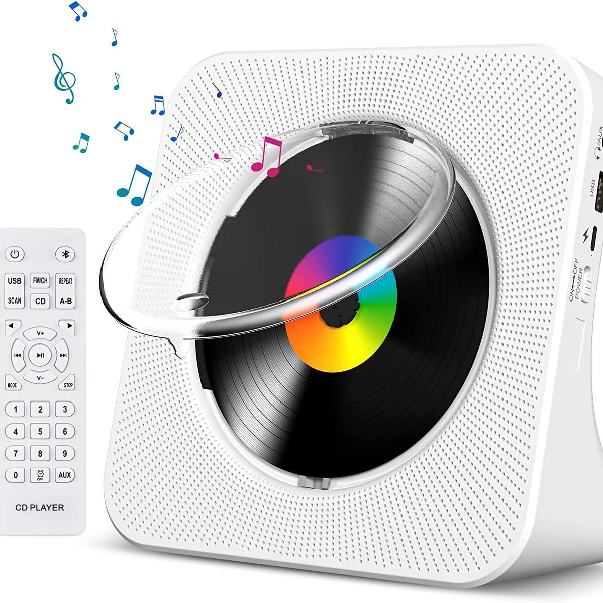 Portable CD Boombox with USB and FM Radio - Speakers at Dealshubindia