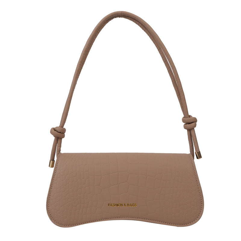 Summer Minimalist PU Underarm Bag Chic Solid Color Square Shoulder Purse Versatile Crossbody Tote For Women Elegant Office - handbags at Dealshubindia