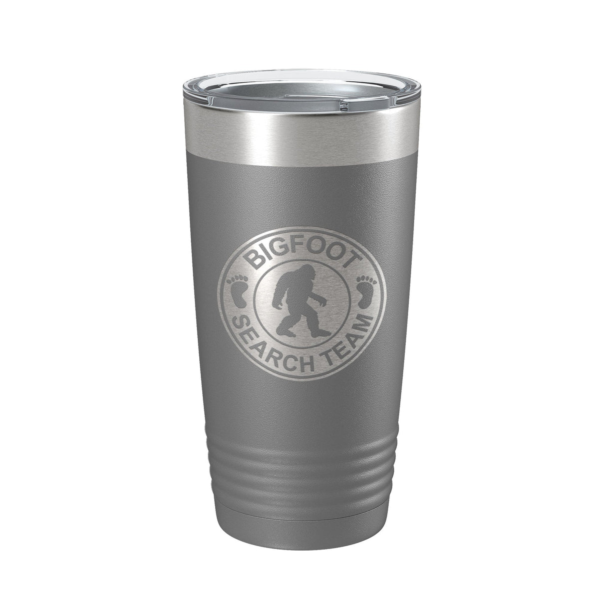 Bigfoot Tumbler Sasquatch Search Team Travel Mug Insulated Laser Engraved Coffee Cup Outdoorsman Gift 20 oz