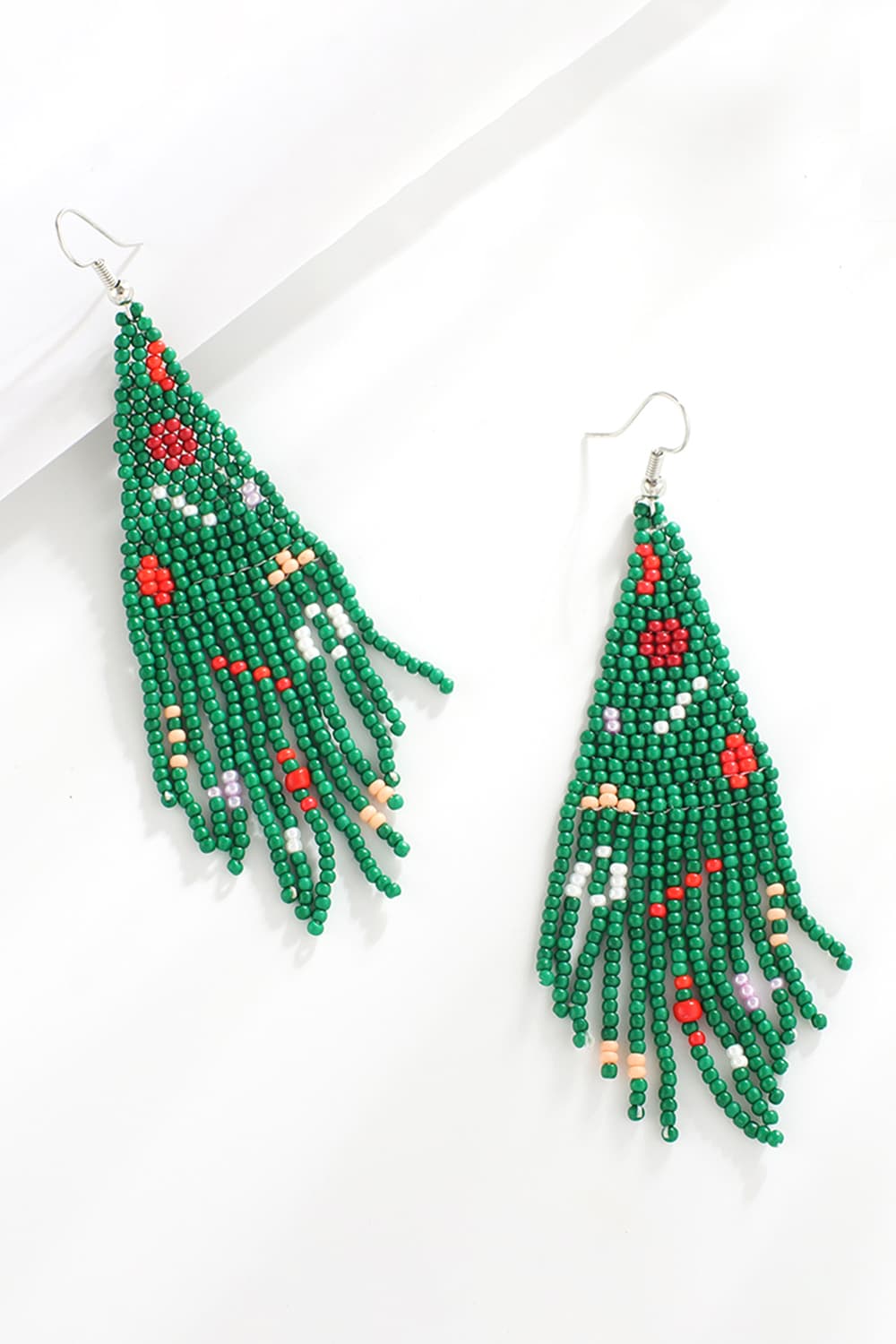 Christmas Beaded Earrings - n/a at Dealshubindia