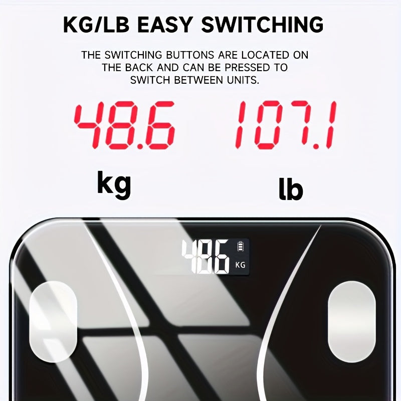 Smart Electronic Bathroom Scale with LCD Display - Body Weight Scales at Dealshubindia