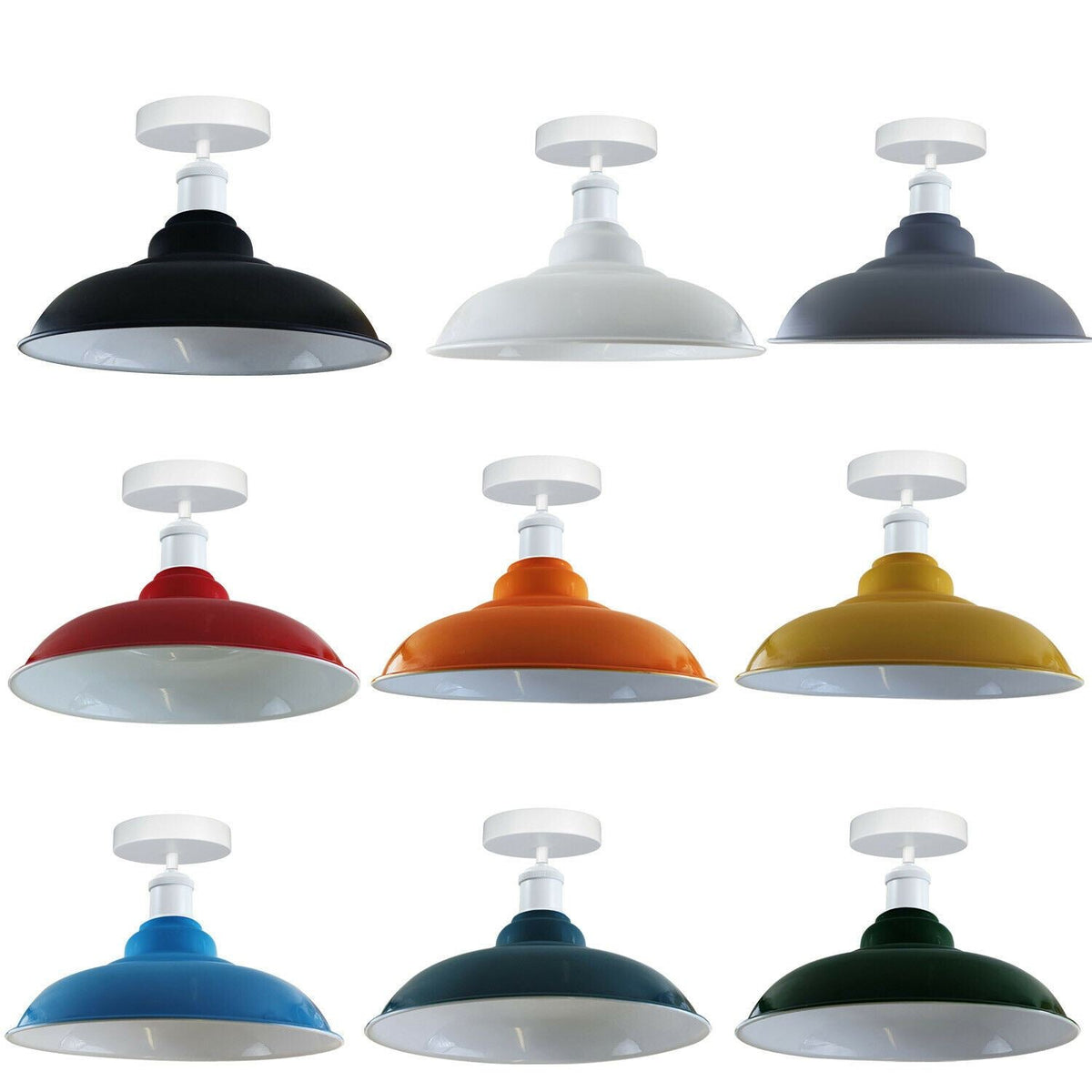 Best Ceiling Lights For Hallway Flush Metal E27 ~1192