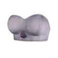 Relaxing Electric Breast Vibration Device With Usb Charging(Silvery Grey)-0