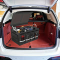 Outdoor Folding Car Trunk Organizer with Compartments