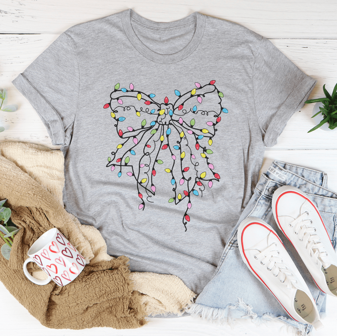 Christmas Bow Tee - T-SHIRT at Dealshubindia
