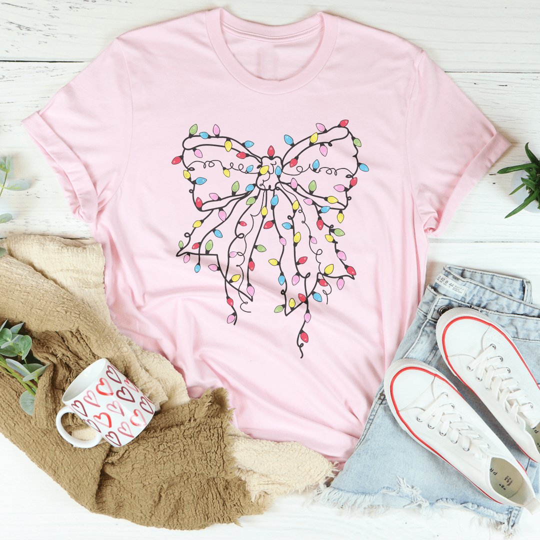 Christmas Bow Tee - T-SHIRT at Dealshubindia