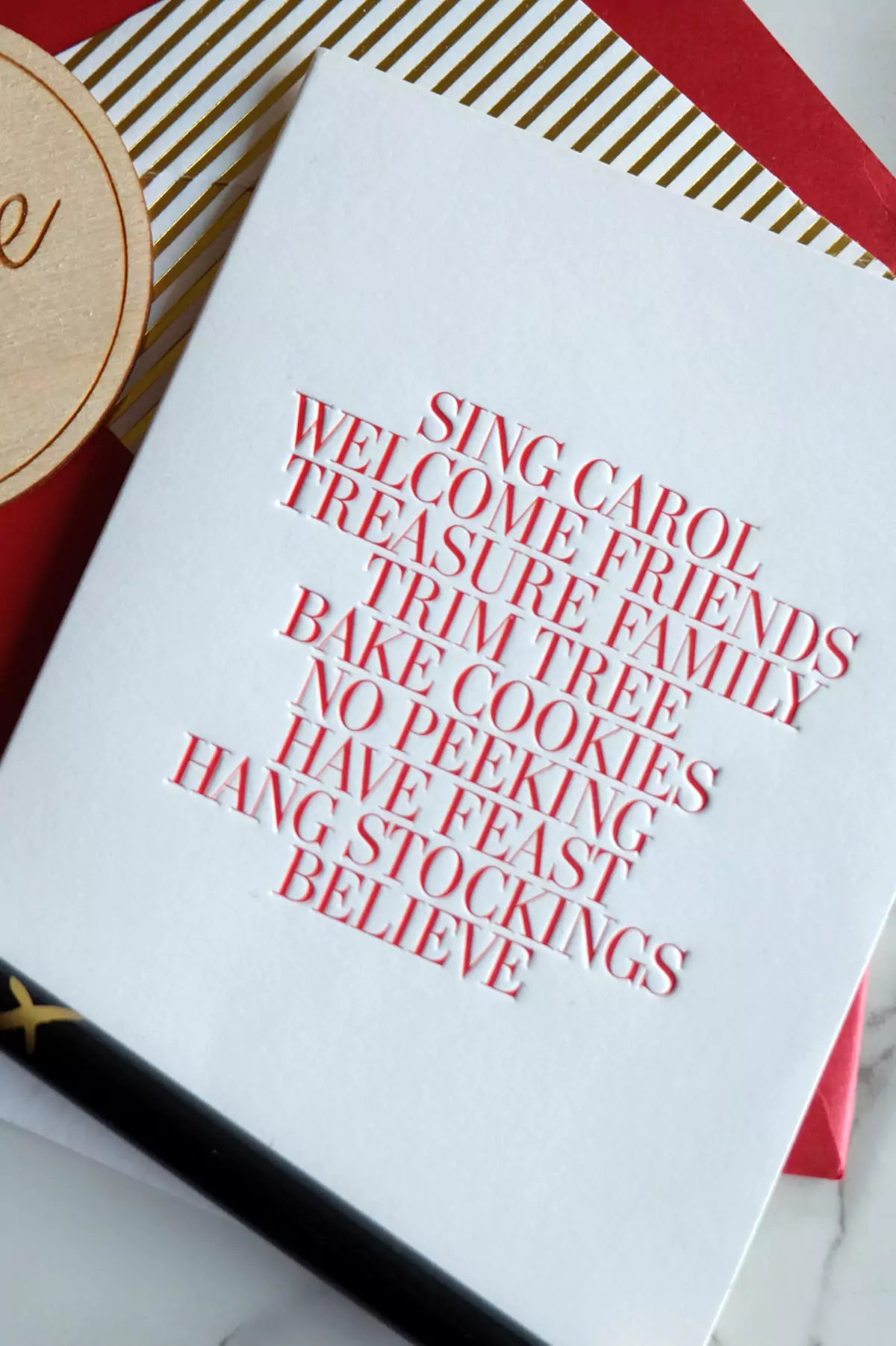 Christmas List - Greeting Card at Dealshubindia