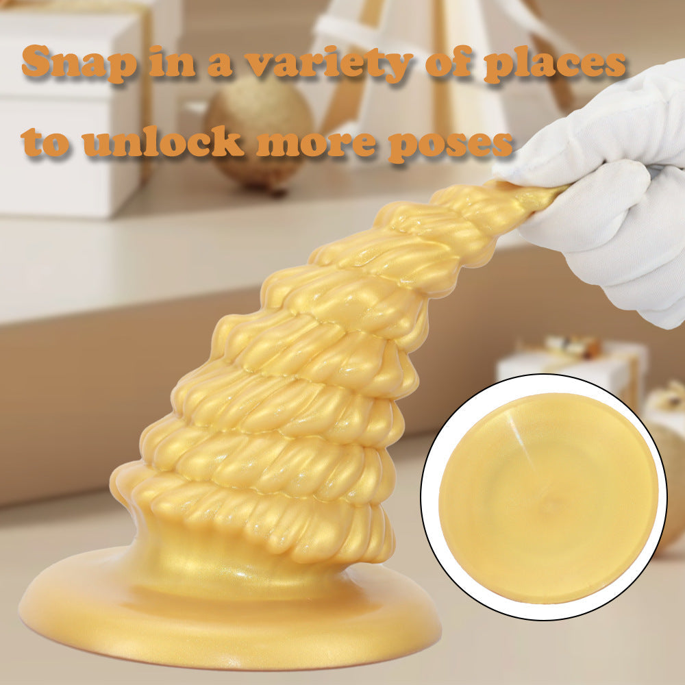 Christmas Tree Silicone Dildo & Anal Plug 7.4 Inch