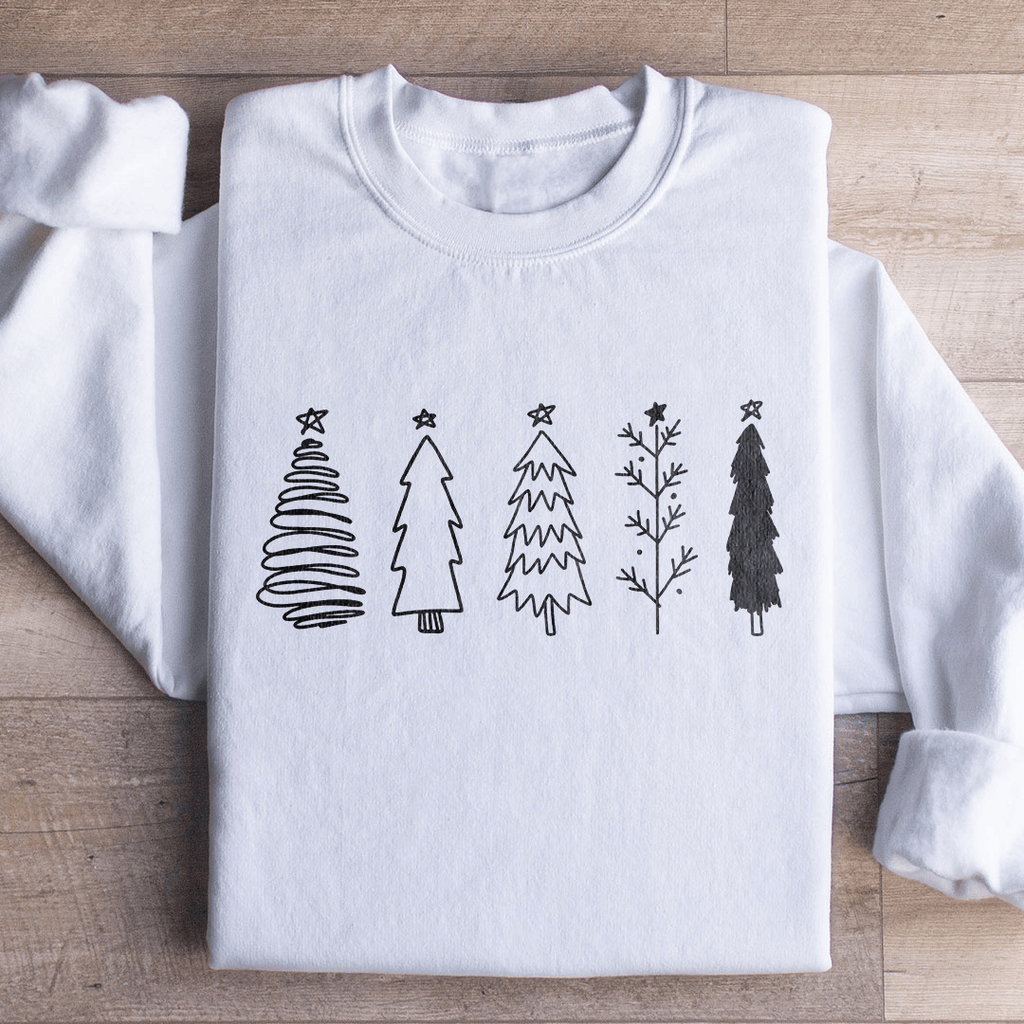 Christmas Trees Sweatshirt - T-SHIRT at Dealshubindia