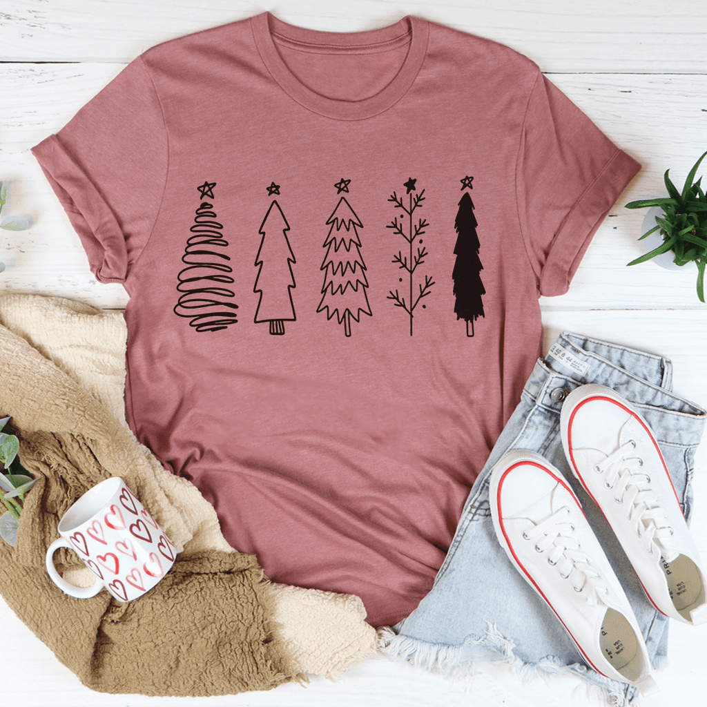 Christmas Trees Tee - T-SHIRT at Dealshubindia