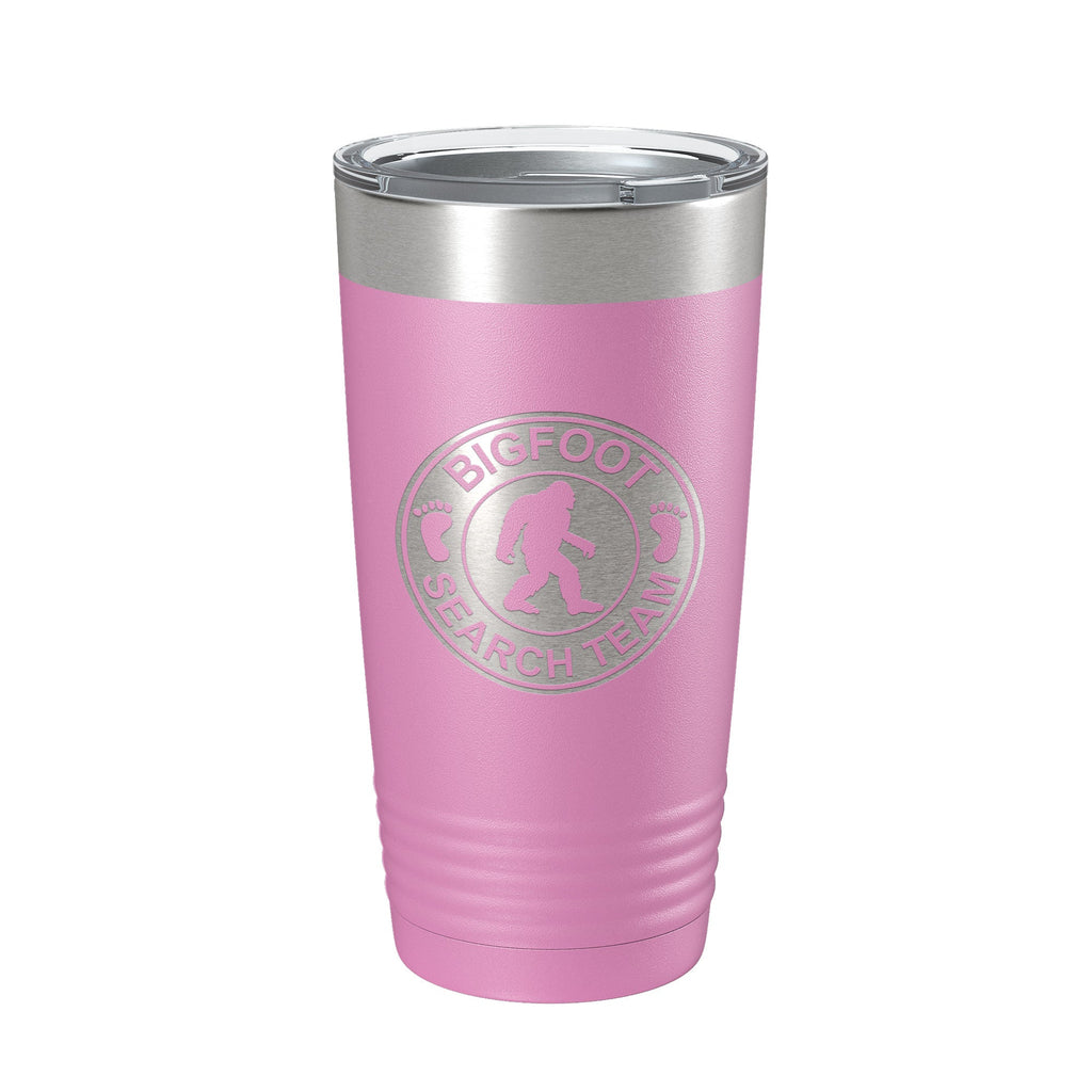 Bigfoot Tumbler Sasquatch Search Team Travel Mug Insulated Laser Engraved Coffee Cup Outdoorsman Gift 20 oz