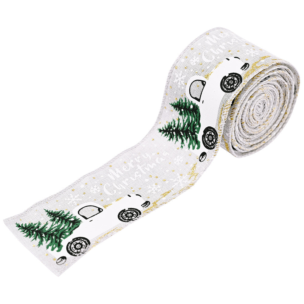 Car & Christmas Tree Ribbon - n/a at Dealshubindia