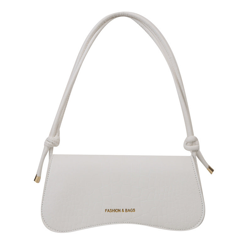 Summer Minimalist PU Underarm Bag Chic Solid Color Square Shoulder Purse Versatile Crossbody Tote For Women Elegant Office - handbags at Dealshubindia