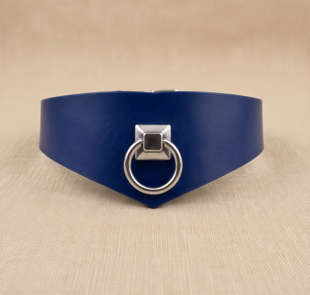 Handcrafted Leather BDSM Collar Elegant Choker For Submissive Play
