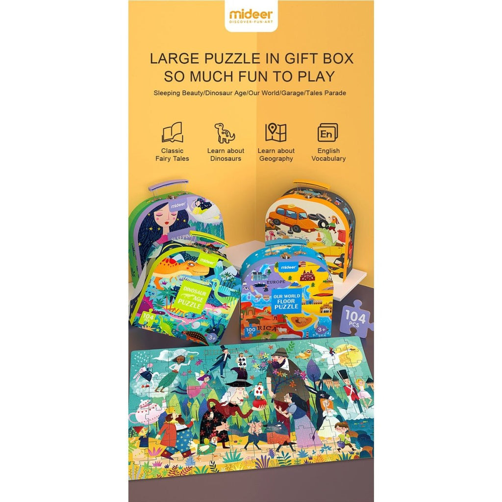 Dinosaur Age 104pcs Puzzle Gift Box