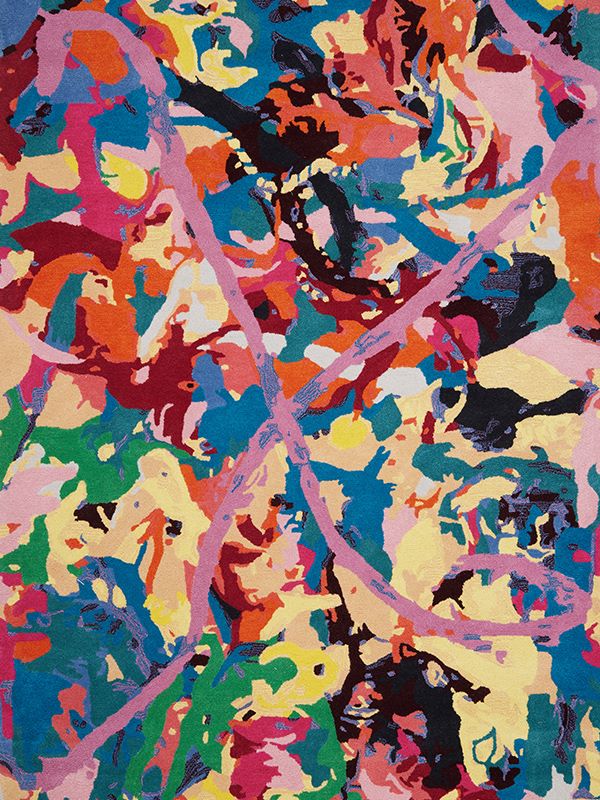 Hand Tufted Rug | Multicolor | Wool | Draplet by Rugfine