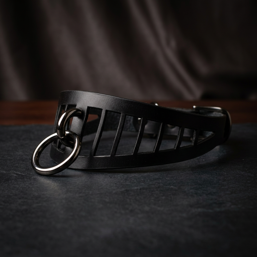 Leather Choker | BDSM Collar Day Collar Submissive Collar Dom Sub