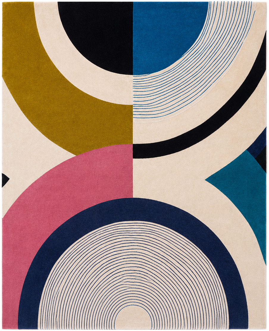 Hand Tufted Rug | Multicolor | Wool | Eclipse by Rugfine