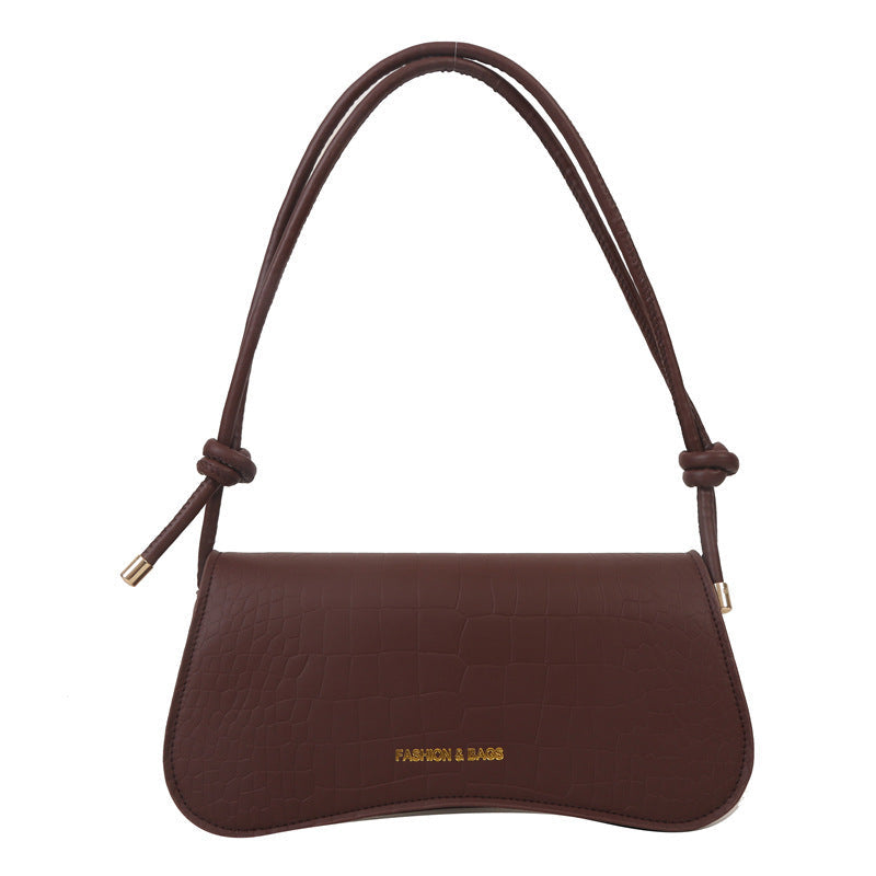 Summer Minimalist PU Underarm Bag Chic Solid Color Square Shoulder Purse Versatile Crossbody Tote For Women Elegant Office - handbags at Dealshubindia