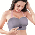 Relaxing Electric Breast Vibration Device With Usb Charging(Silvery Grey)