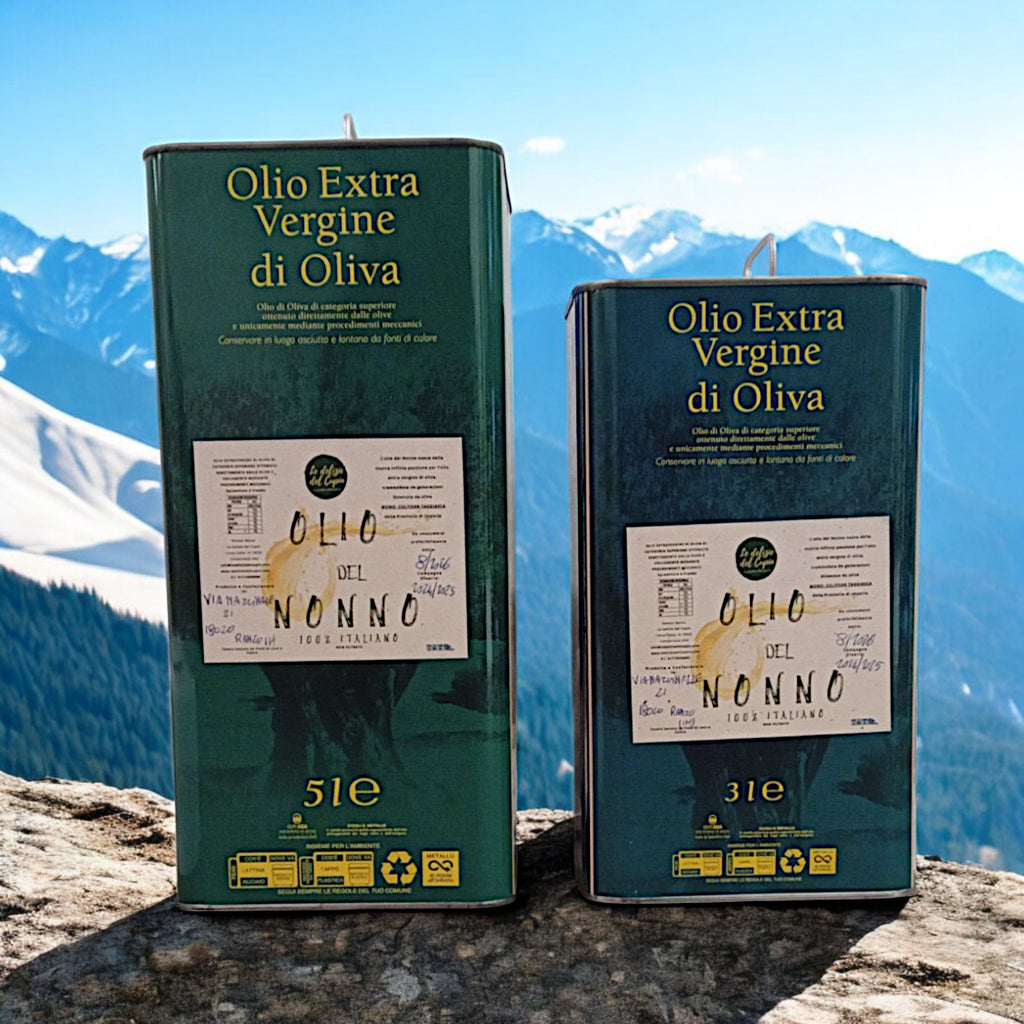 100% ITALIAN EVO Oil Monocultivar Taggiasco in Unfiltered Can-0