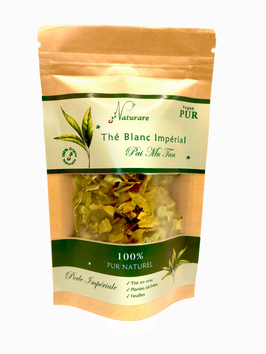 PERLE IMPERIALE - Pai Mu Tan White Tea Leaves - Loose leaf tea