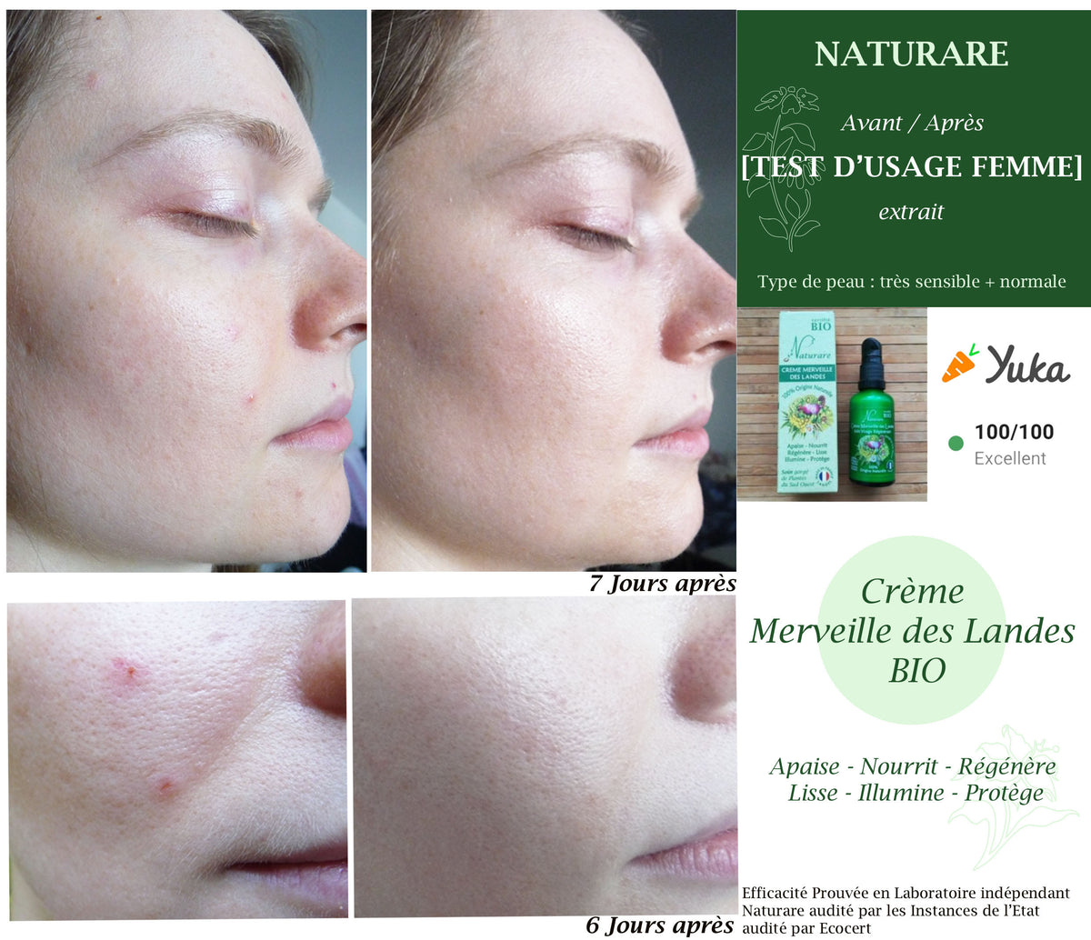 DROP - MERVEILLE DES LANDES ORGANIC - Sensitive Skin Care Complete Regeneration