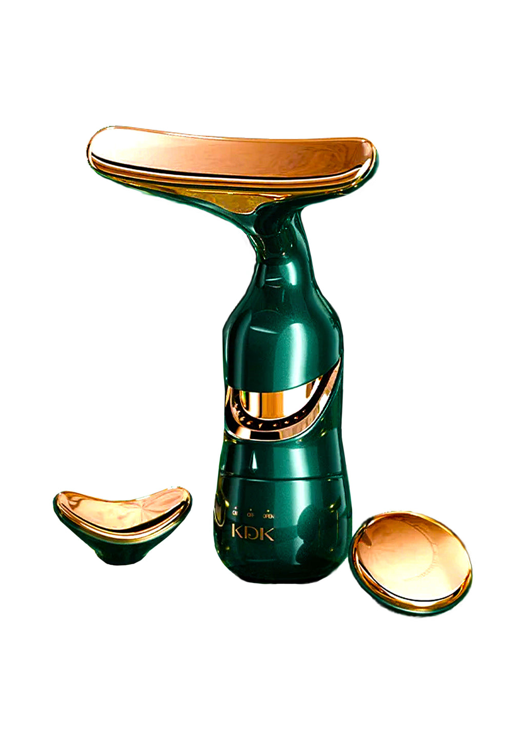 DELPHY - Triple Head Facial Massager - High Vibration Lifting
