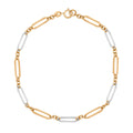 Elements Gold Elongated Link Bracelet-0
