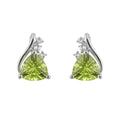 Elements Gold Trillion Semi-Precious Stud Earrings-0