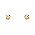 Elements Gold Ball Stud Earrings-0