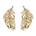 Elements Gold Feather Earrings-0