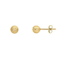Elements Gold Starburst Detail Ball Stud Earrings-0