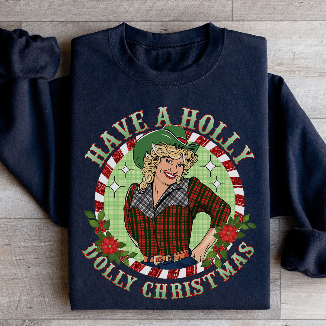 Have A Holly Christmas - Sweat Shirt at Dealshubindia